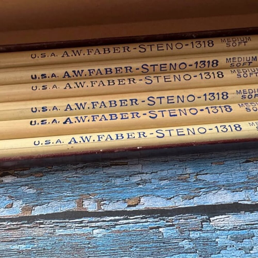 Vintage A.W. Faber Steno Pencils with Orginal Box - Picture 2 of 4